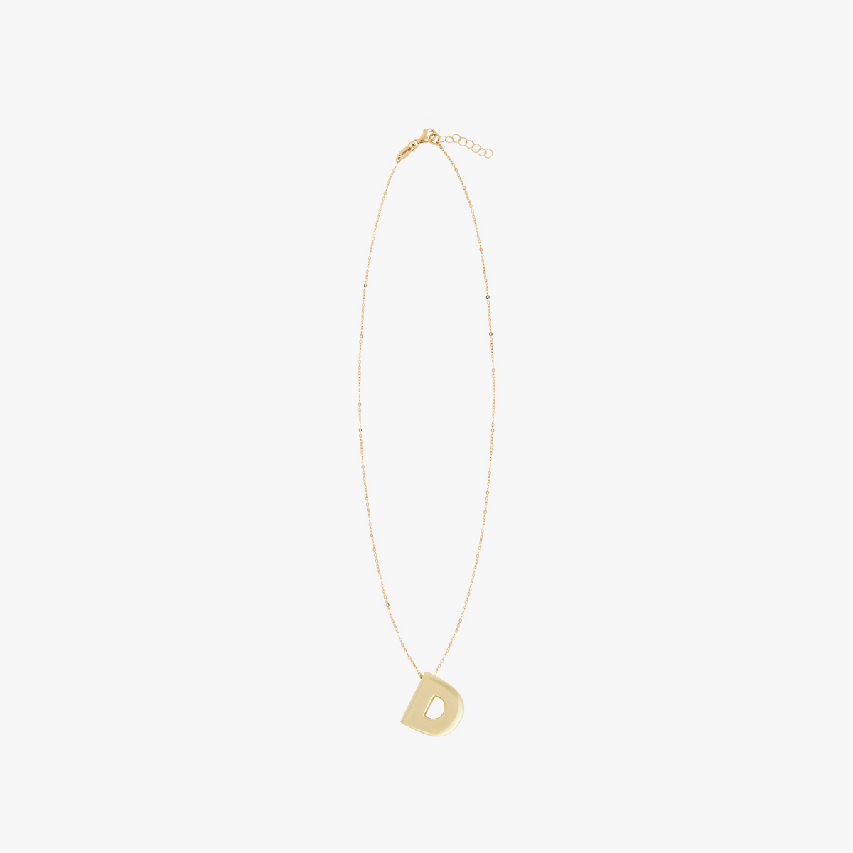 CHUNKY LETTER NECKLACE
