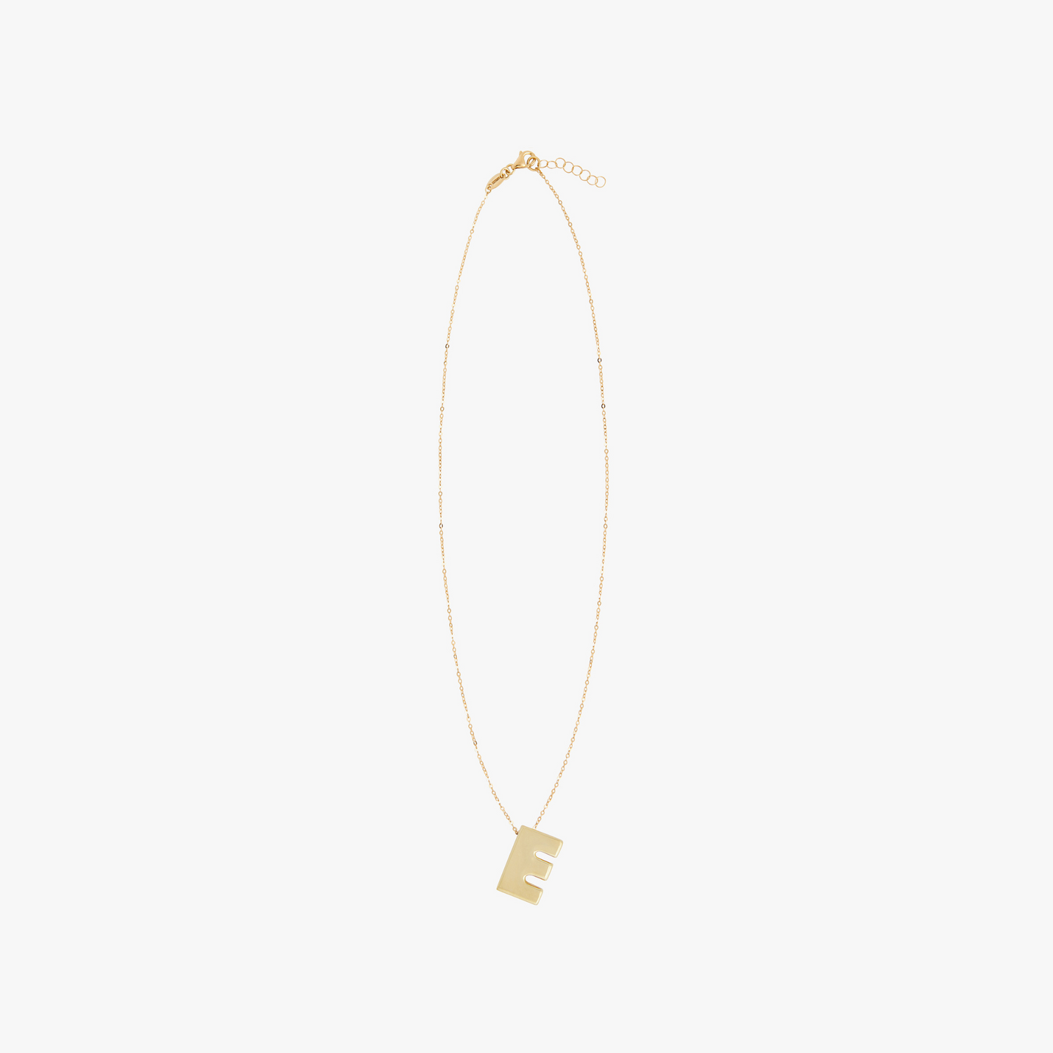 CHUNKY LETTER NECKLACE