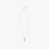 CHUNKY LETTER NECKLACE