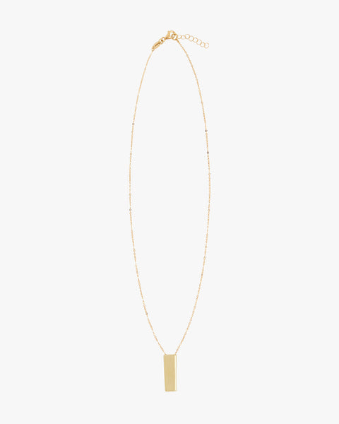 CHUNKY LETTER NECKLACE