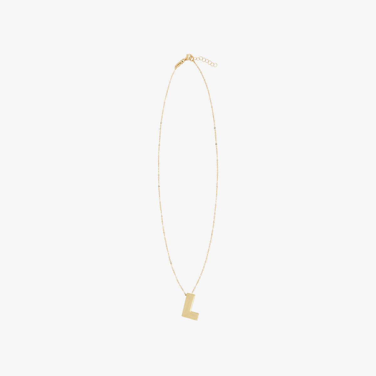 CHUNKY LETTER NECKLACE