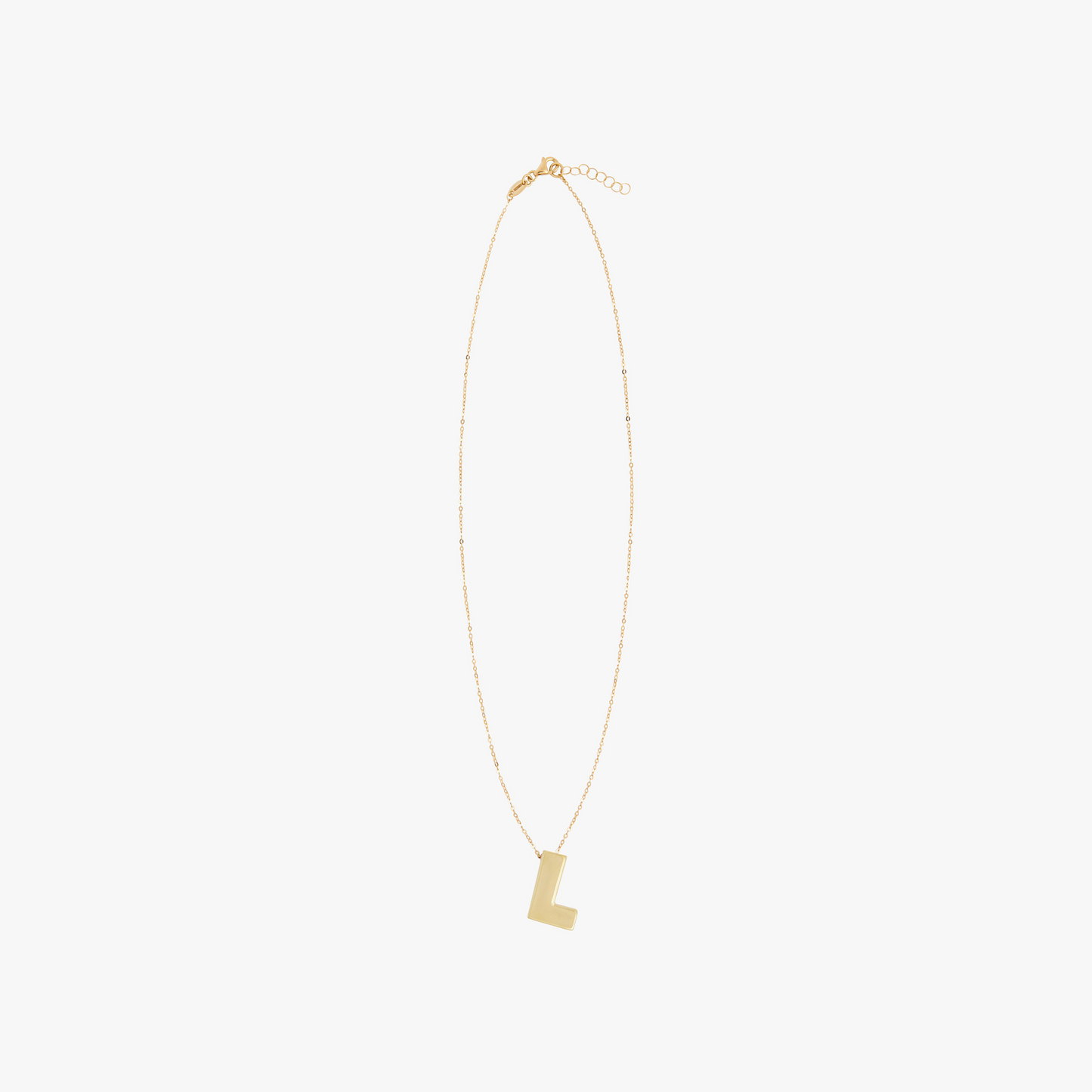 CHUNKY LETTER NECKLACE