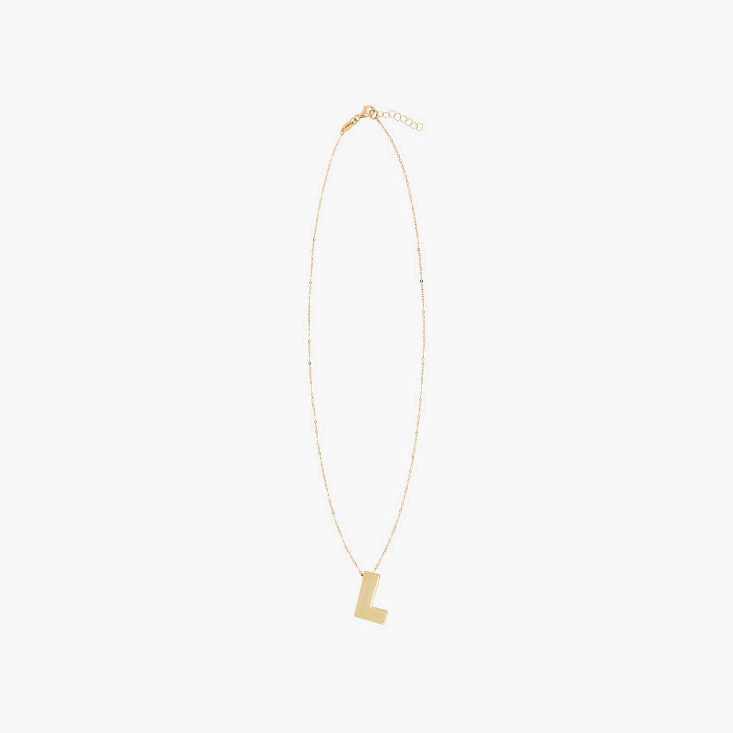 CHUNKY LETTER NECKLACE