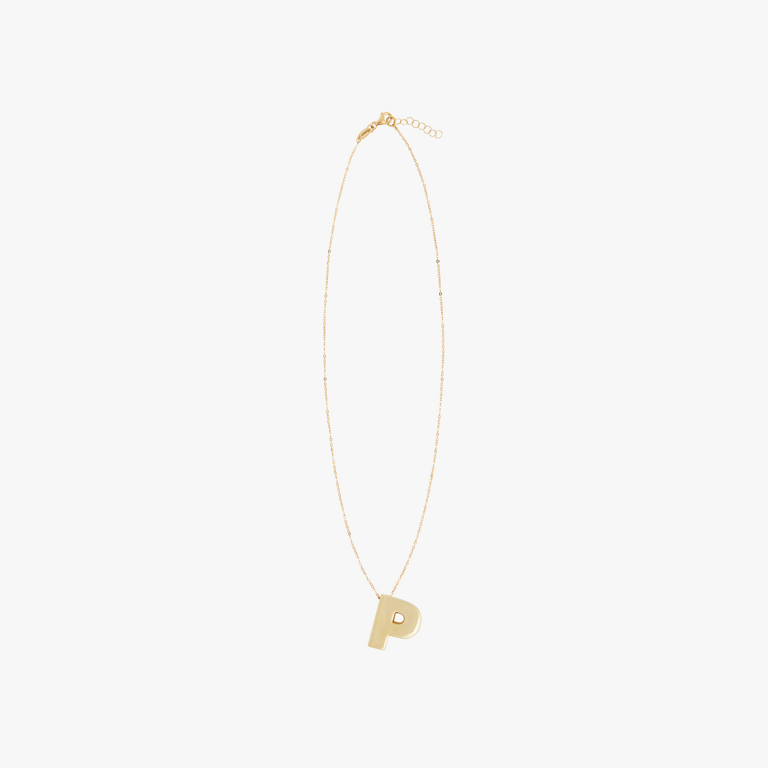 CHUNKY LETTER NECKLACE