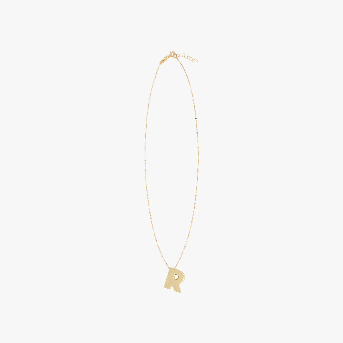 CHUNKY LETTER NECKLACE