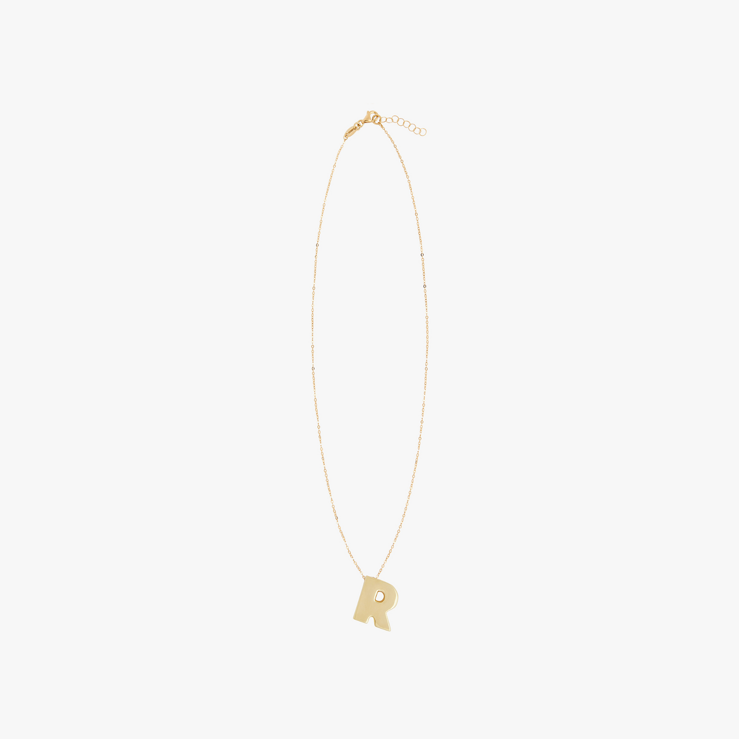 CHUNKY LETTER NECKLACE