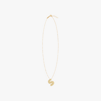 CHUNKY LETTER NECKLACE