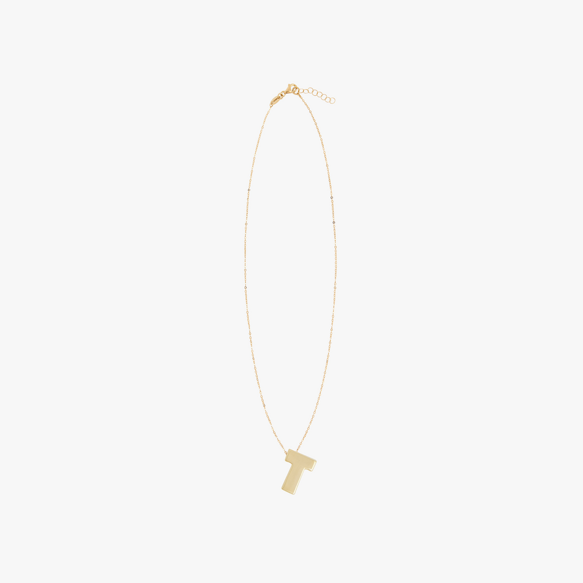 CHUNKY LETTER NECKLACE