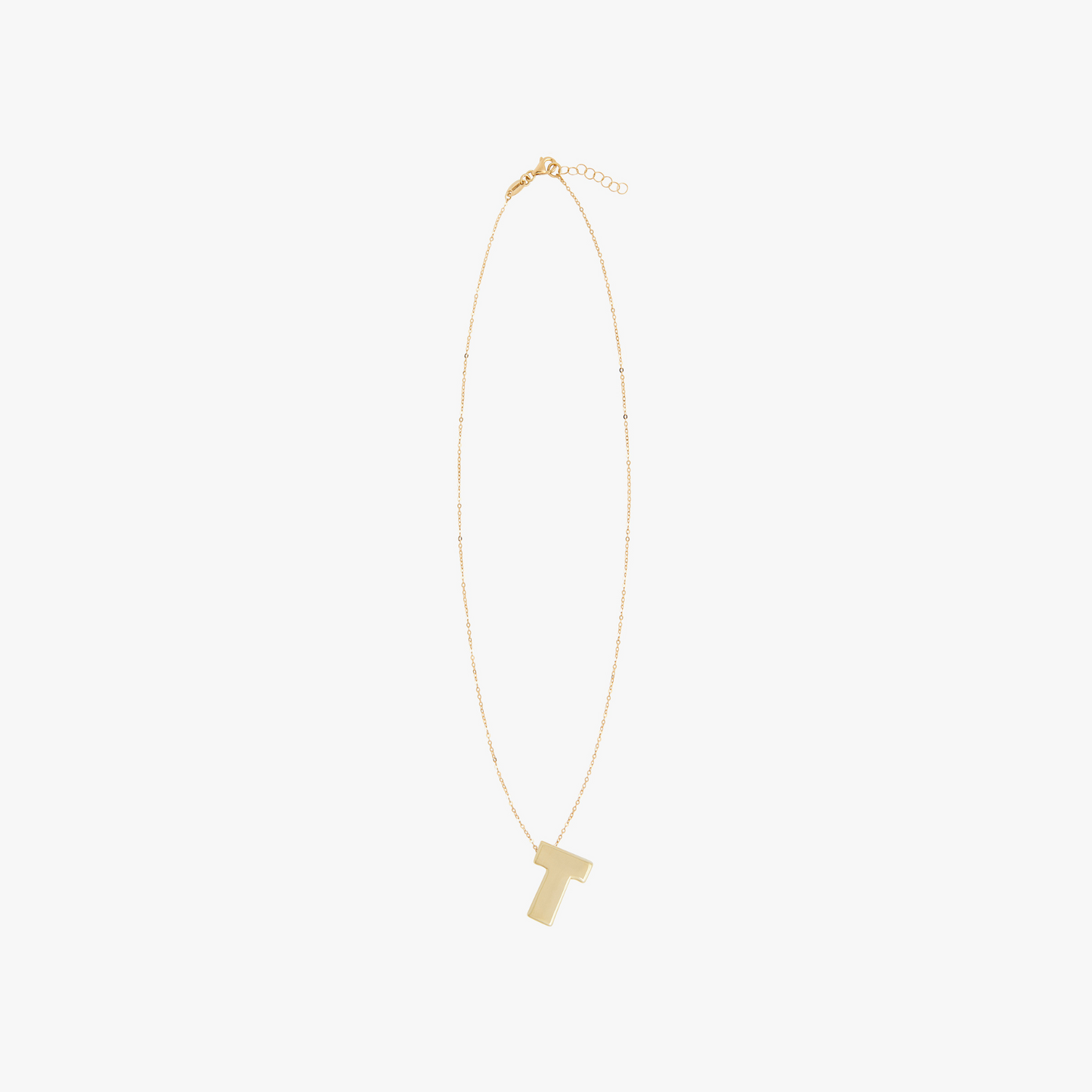 CHUNKY LETTER NECKLACE
