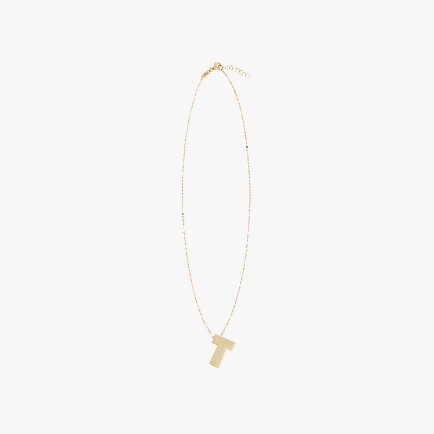 CHUNKY LETTER NECKLACE
