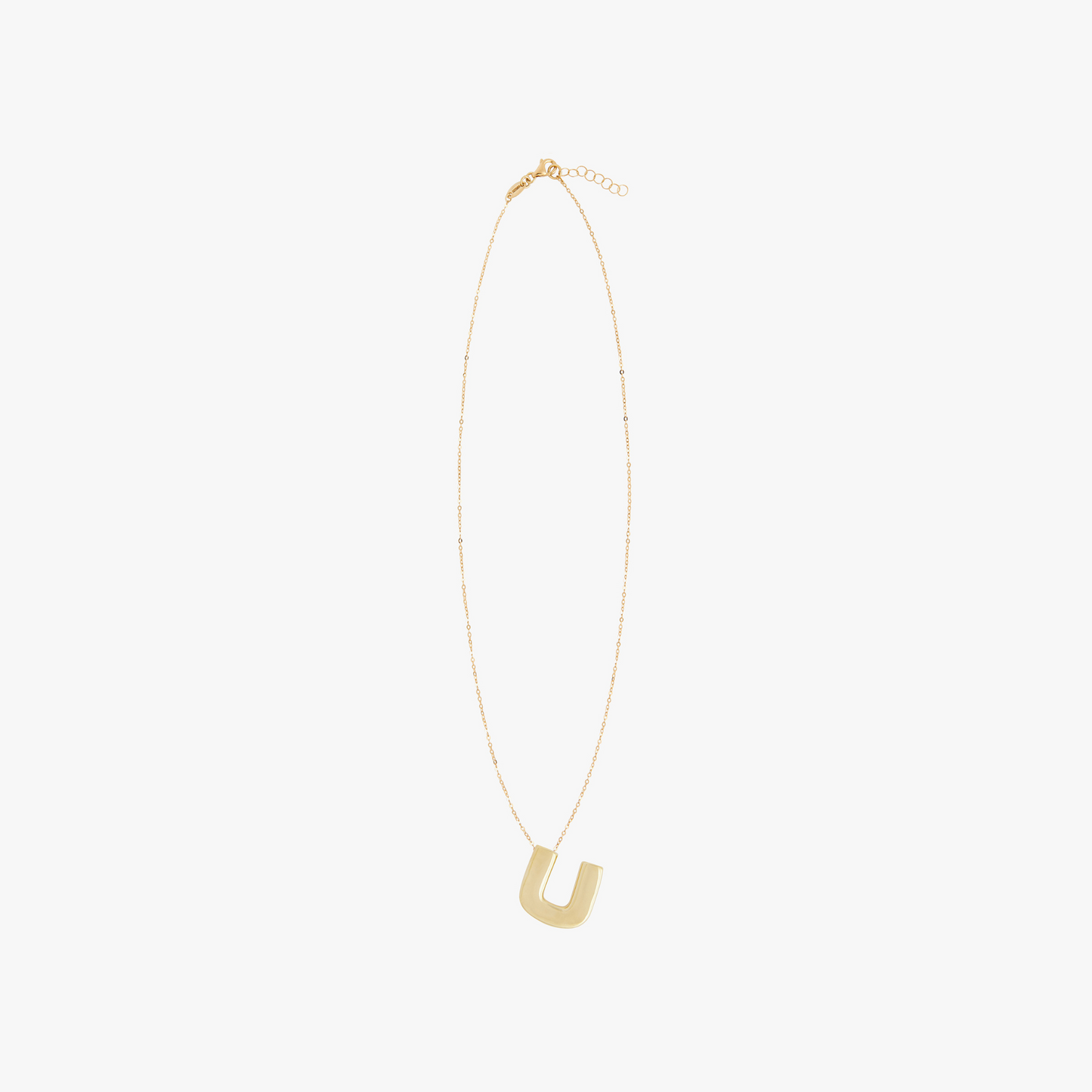 CHUNKY LETTER NECKLACE