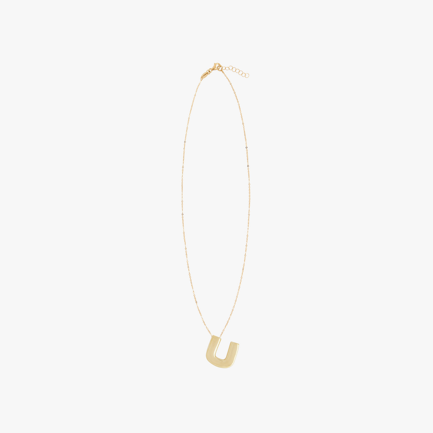 CHUNKY LETTER NECKLACE