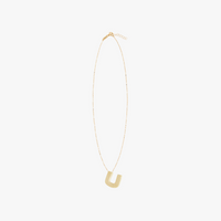 CHUNKY LETTER NECKLACE