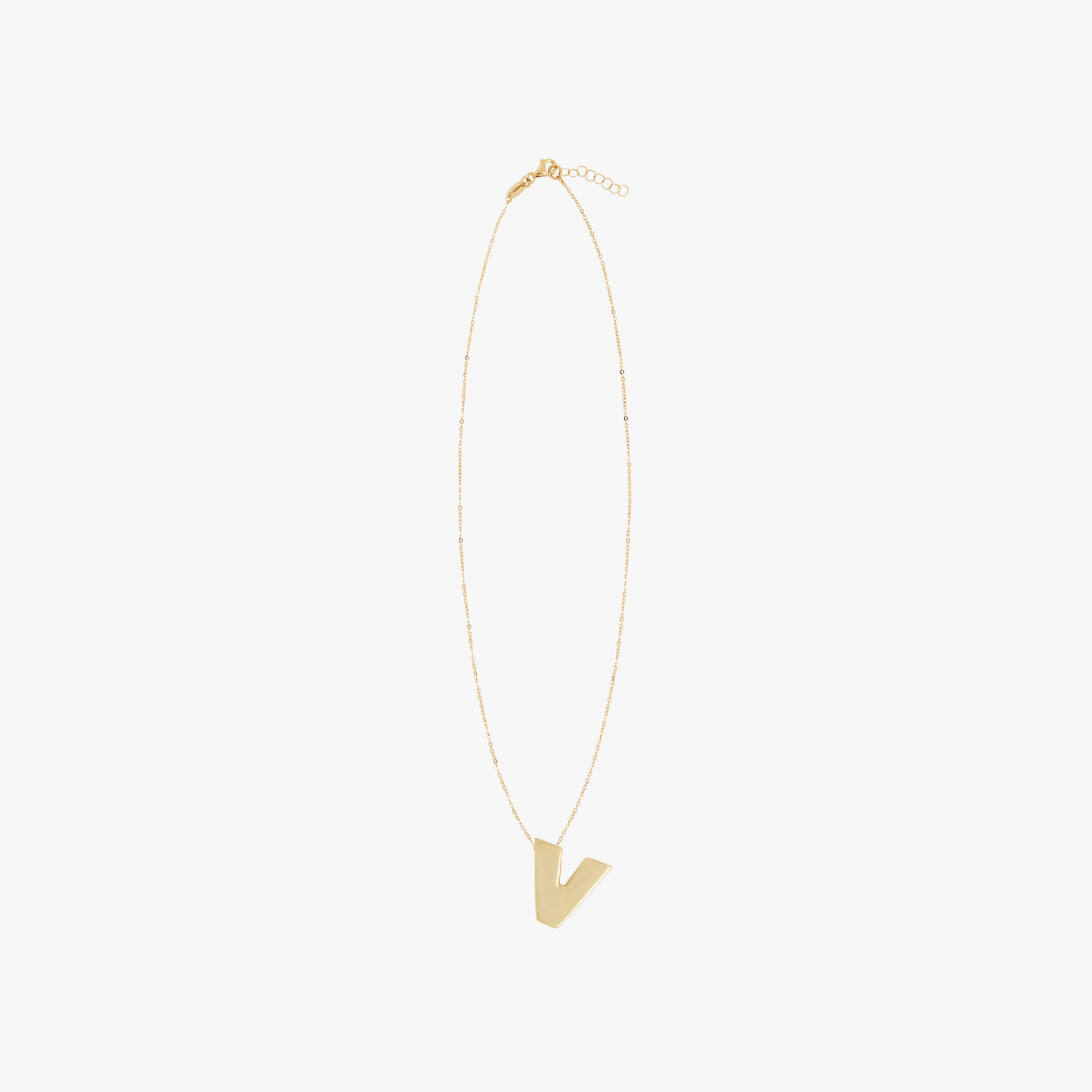 CHUNKY LETTER NECKLACE