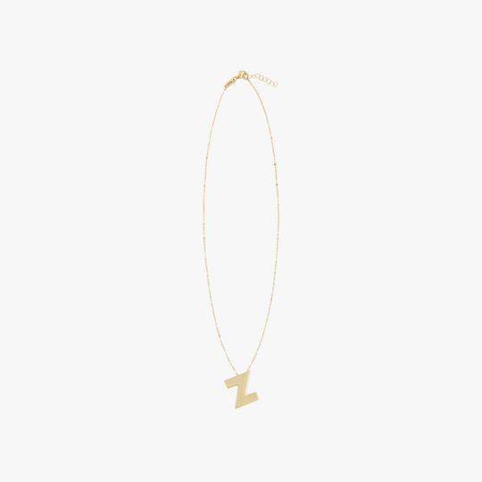 CHUNKY LETTER NECKLACE