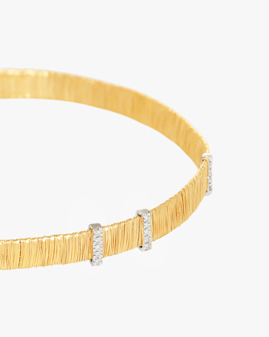 DIAMOND ENDLESS WIRE NECKLACE