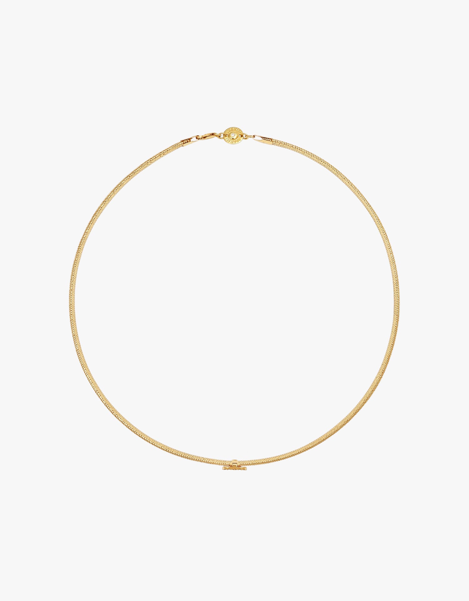 KEEP CLOSE CHARM BAND NECKLACE - Red
