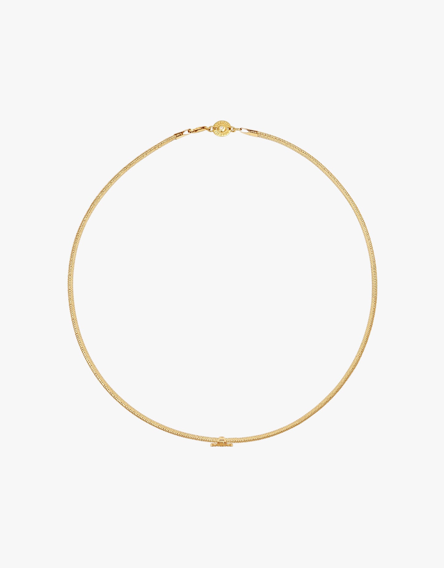 KEEP CLOSE CHARM BAND NECKLACE - Mother of Pearl