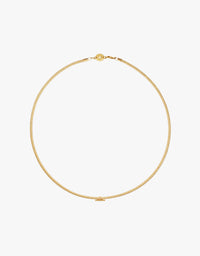 KEEP CLOSE CHARM BAND NECKLACE - Pink