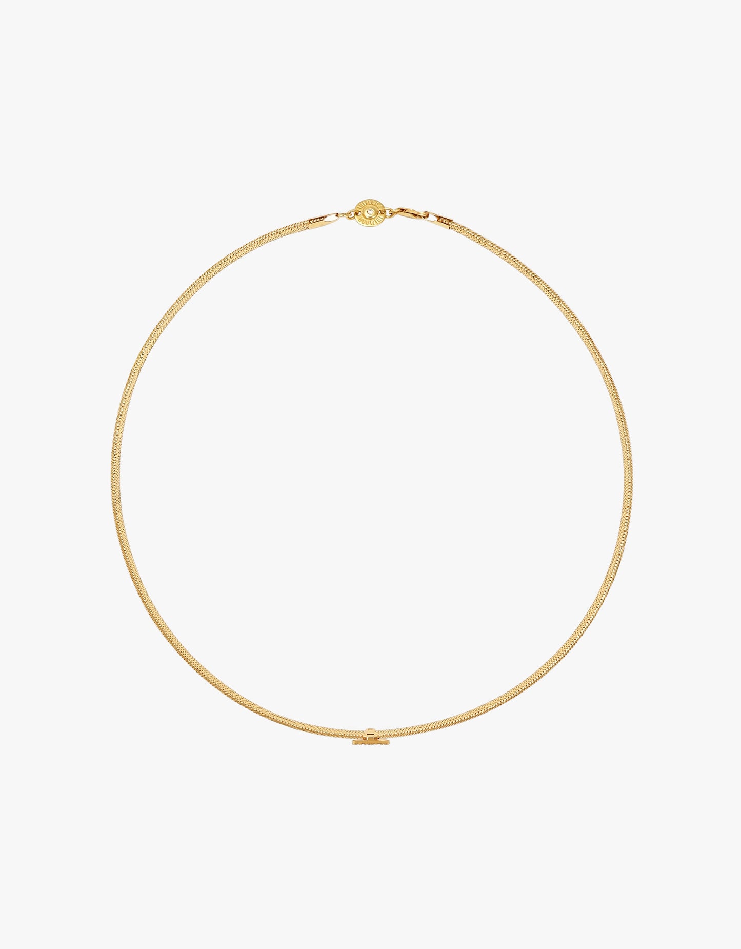 KEEP CLOSE CHARM BAND NECKLACE - Pink