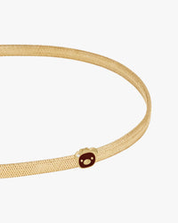 TENDER BEAR CHARM BAND NECKLACE - Brown