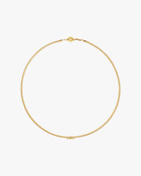 TENDER BEAR CHARM BAND NECKLACE - Light Blue