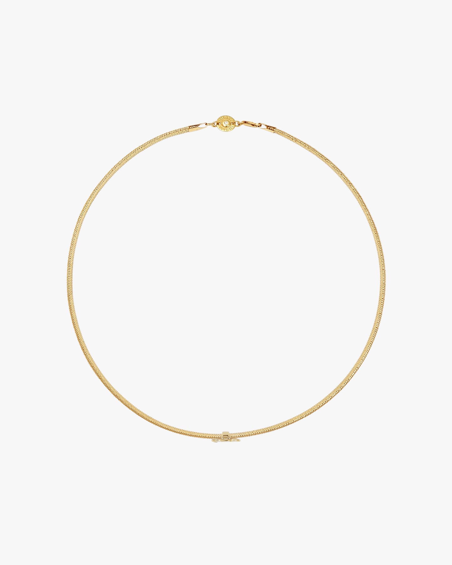 TENDER BEAR CHARM BAND NECKLACE - Mother of Pearl