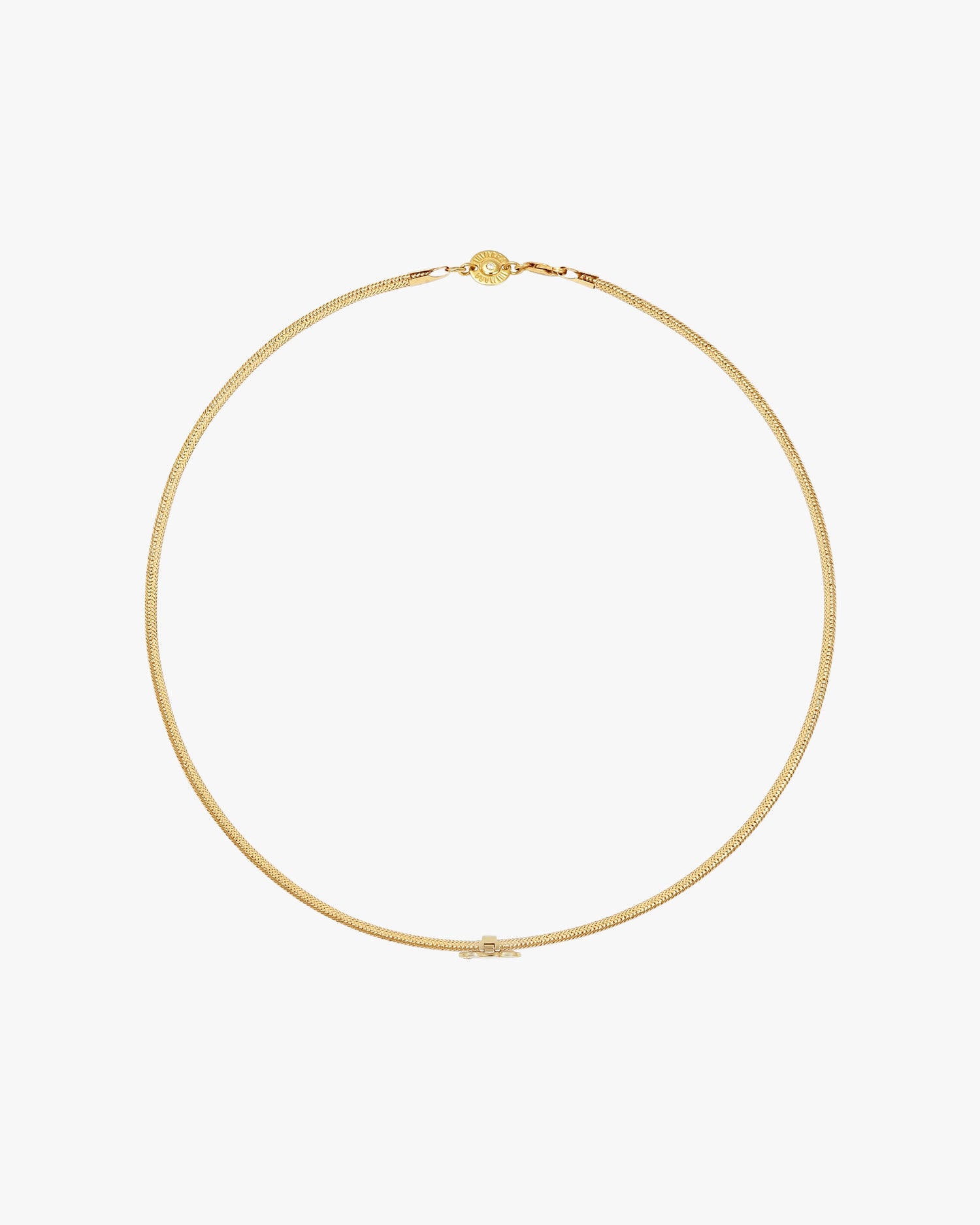 TENDER BEAR CHARM BAND NECKLACE - Mother of Pearl
