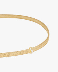 RIDE THE WAVE CHARM BAND NECKLACE - Yellow