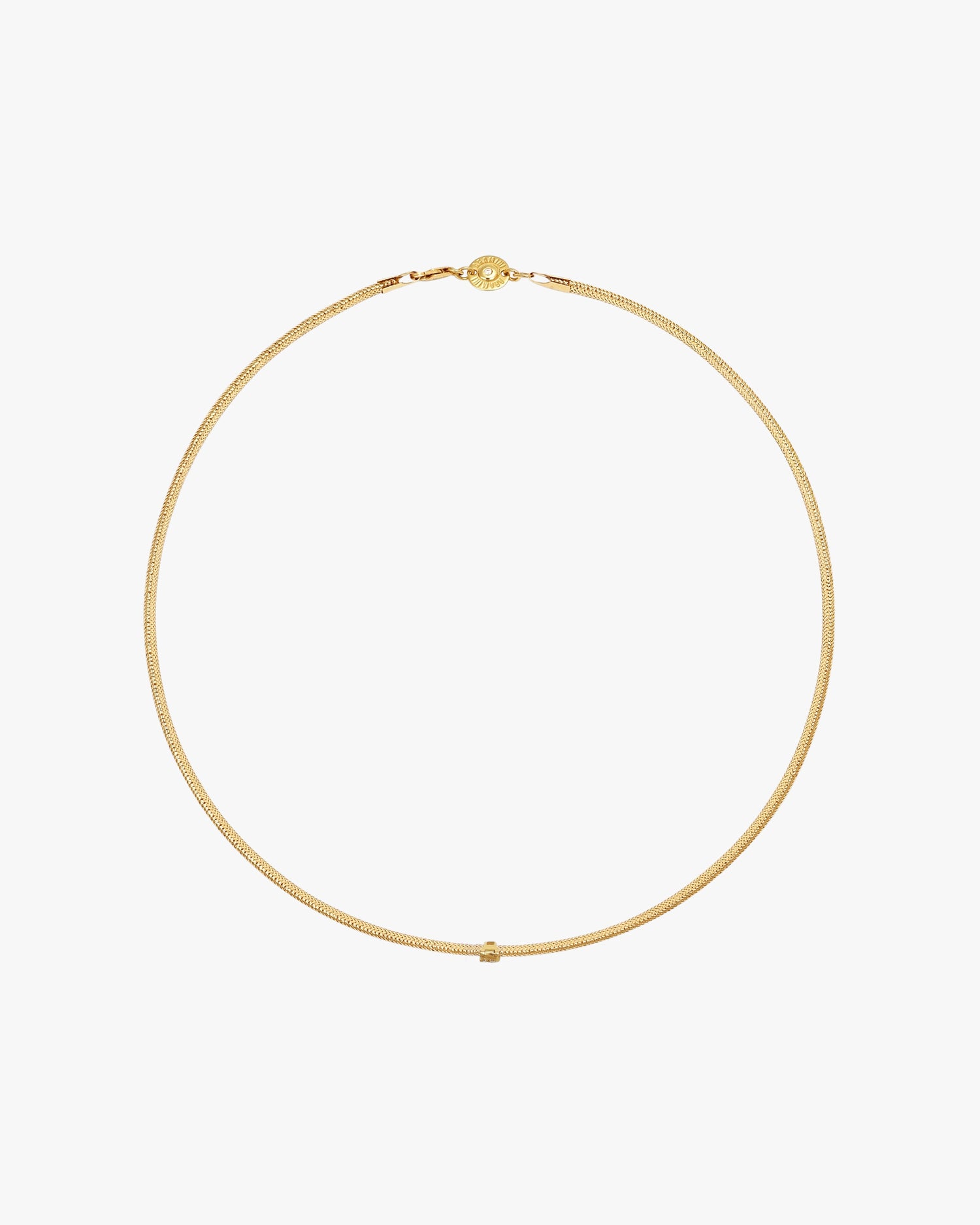 RIDE THE WAVE CHARM BAND NECKLACE - Yellow