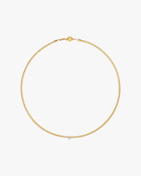 TIED TO YOU CHARM BAND NECKLACE - White