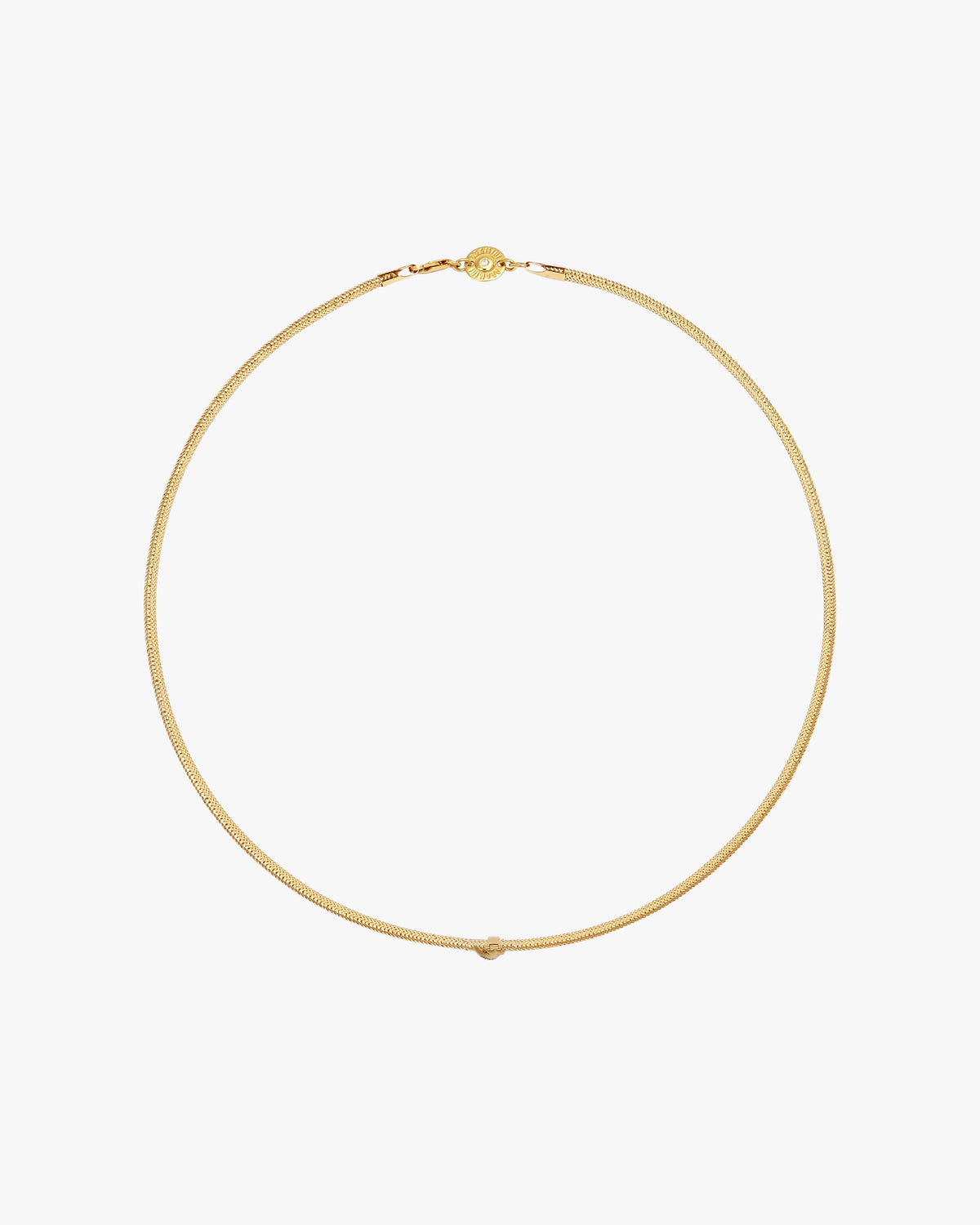 TIED TO YOU CHARM BAND NECKLACE - Yellow