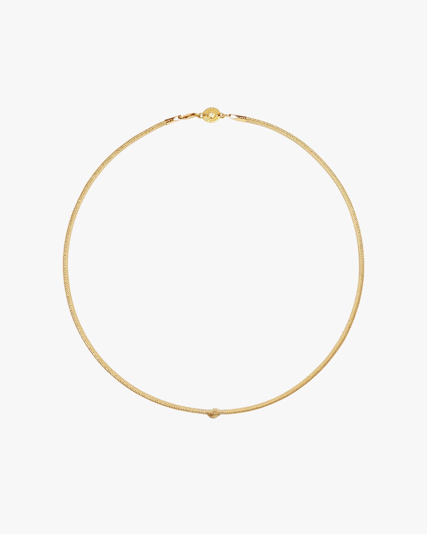 TIED TO YOU CHARM BAND NECKLACE - Yellow