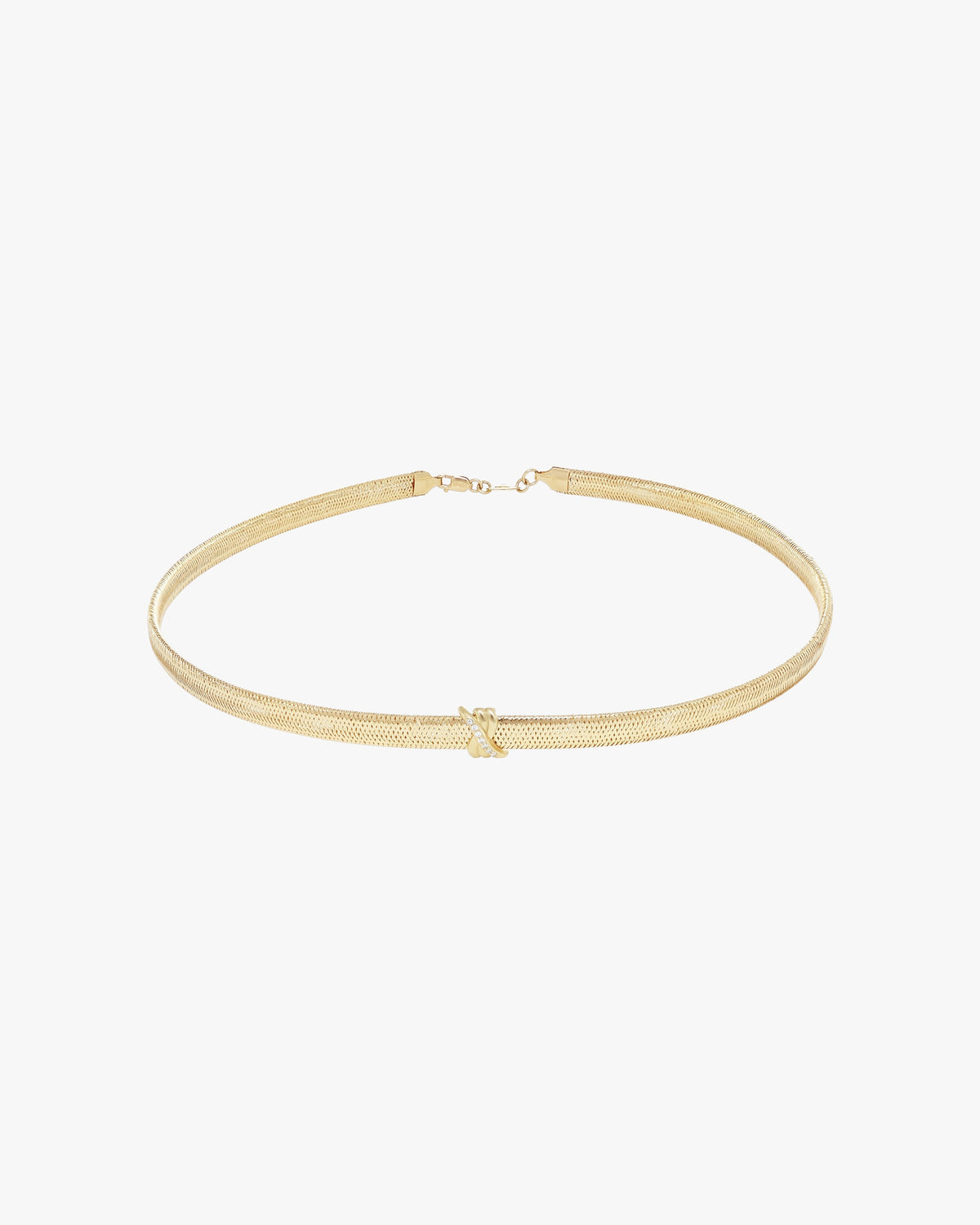 TIED TO YOU CHARM BAND NECKLACE - Yellow