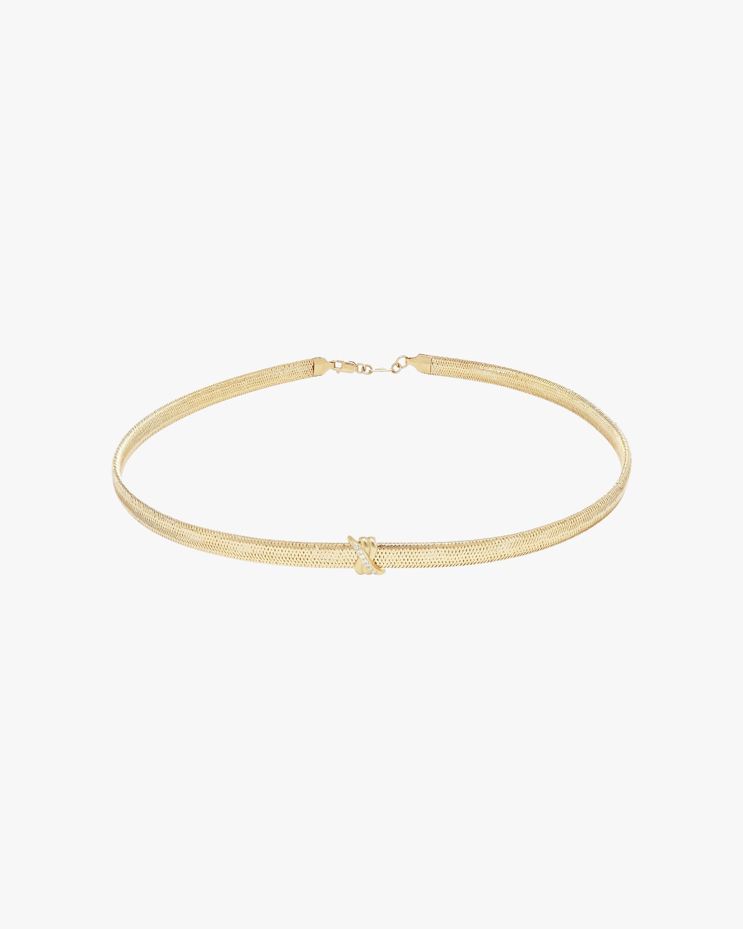 TIED TO YOU CHARM BAND NECKLACE - Yellow