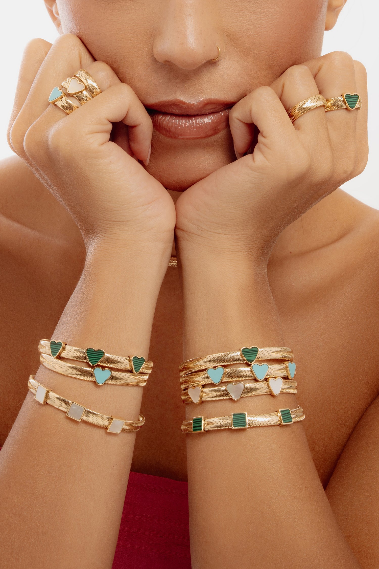 TRINITY SQUARED BAND BRACELET