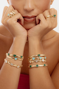 TRINITY SQUARED BAND BRACELET