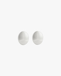 FLAT BUTTON EARRINGS